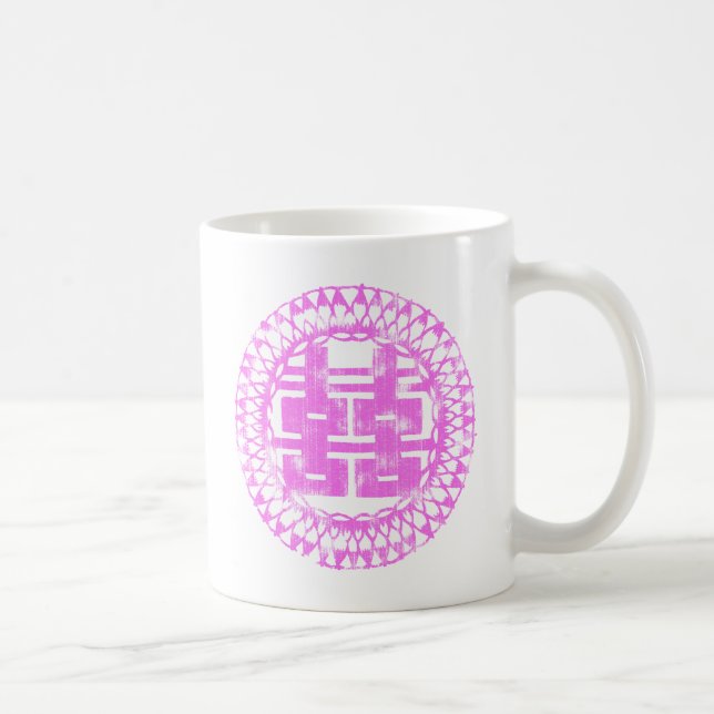 Caneca De Café Shuan Xi rosa (Direita)
