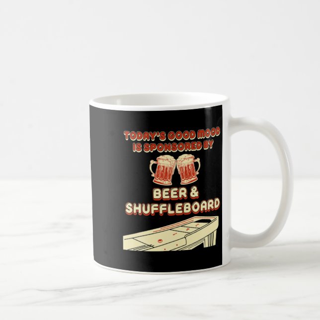 Caneca De Café Shuffleboard Player Beer  (Direita)