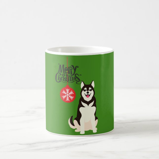 Caneca De Café Siberian Husky Natal (Centro)
