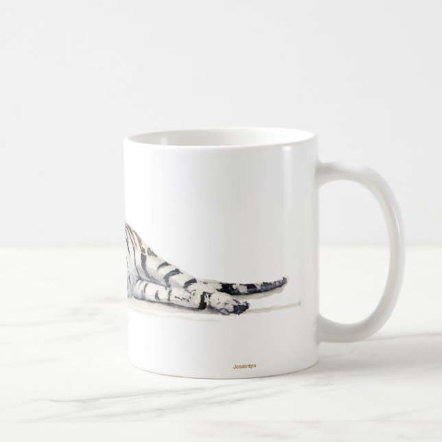 Caneca De Café Siberian//tigre de Bengal (Direita)