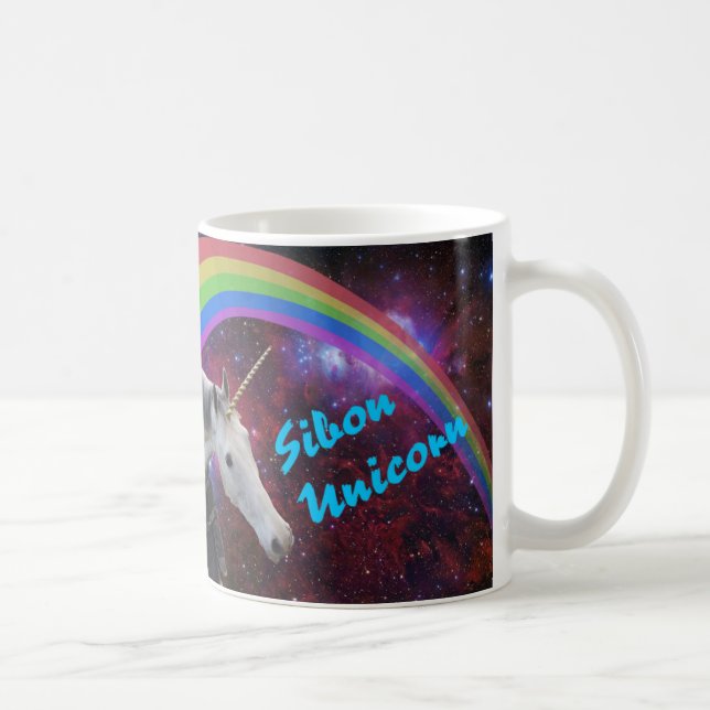 Caneca De Café Sibon Unicorn mugg! (Direita)