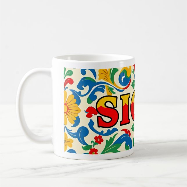 Caneca De Café Sicily Classic Mug, 11 oz (Esquerda)