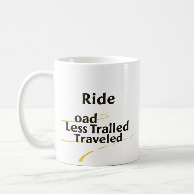 Caneca De Café Siga a Estrada Menos Percorrida (Esquerda)