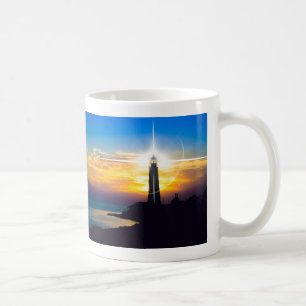 Caneca De Café Siga a luz dentro de seu coração (2 tomados