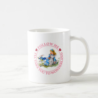 CANECA DE CAFÉ SIGA-ME, VOU LEVÁ-LO A WONDERLAND