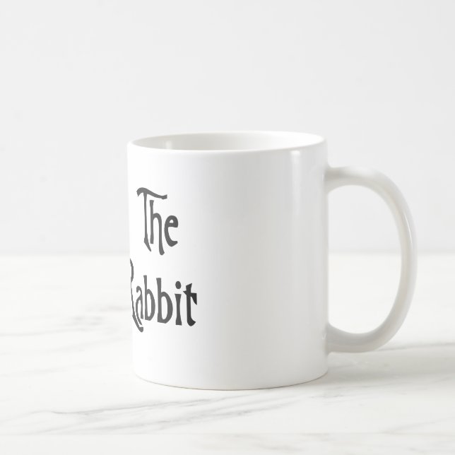 Caneca De Café Siga o coelho branco (Direita)