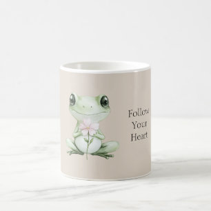 Caneca De Café Siga o Seu Sapo de Coração