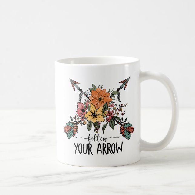 Caneca De Café Siga sua flecha  (Direita)