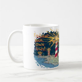 Caneca De Café Siga sua própria luz