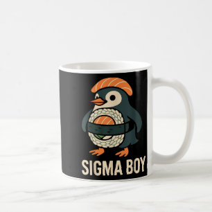 Caneca De Café Sigma Boy Italiano Brainrot Engraçado Meme Penguin