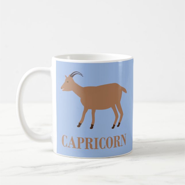Caneca De Café Signo de Capricórnio Cabra (Esquerda)