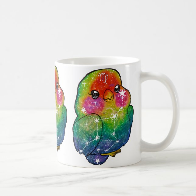 Caneca De Café Signo de Virgem do Zodíaco (Direita)