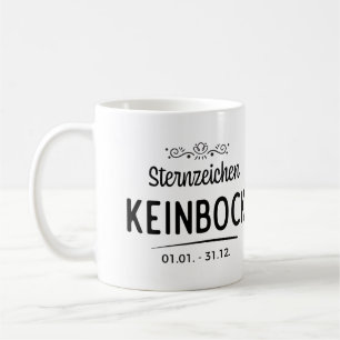 Caneca De Café Signo do zodíaco sem vontade ideia de presente eng