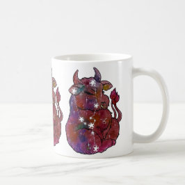 Caneca De Café Signo do zodíaco Touro Aniversário 