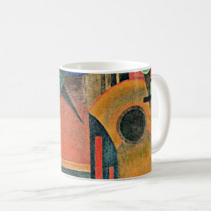 Caneca De Café Silêncio castanho por Wassily Kandinsky