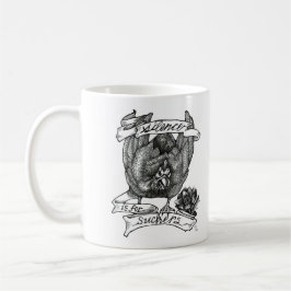 Caneca De Café SILÊNCIO É PARA OS SUCKERS: Tatuagem em Guiné