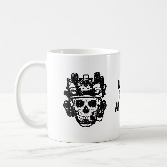 Caneca De Café Silent Shadows: NVG Operator Power (Esquerda)