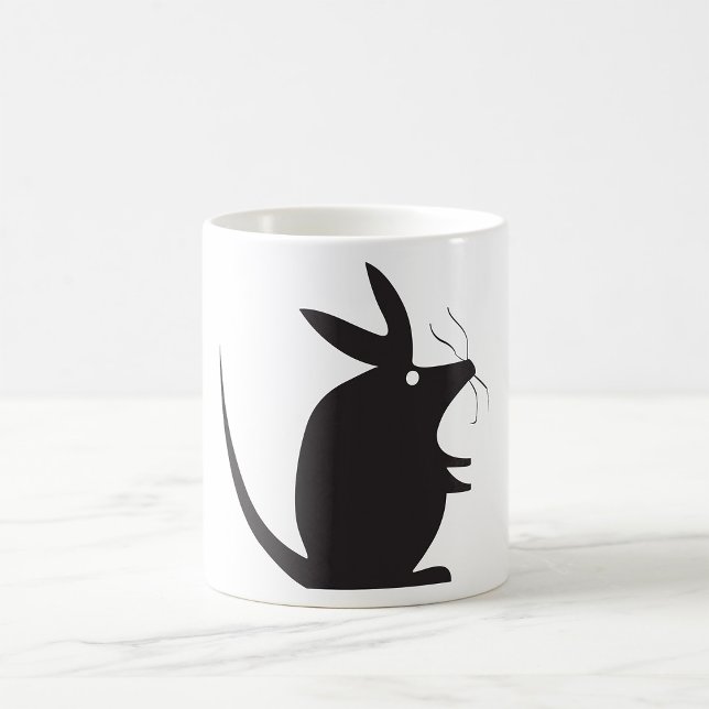 Caneca De Café Silhouette do mouse (Criador carregado)