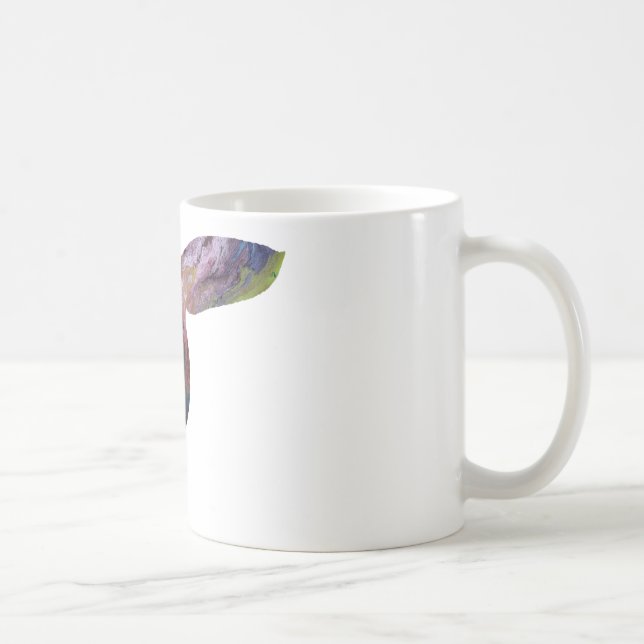 Caneca De Café Silhueta abstrata do congro (Direita)