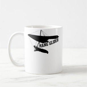 Caneca De Café Silhueta de Asa Delta