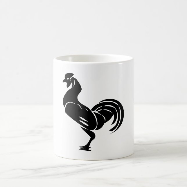 Caneca De Café Silhueta de galo (Centro)