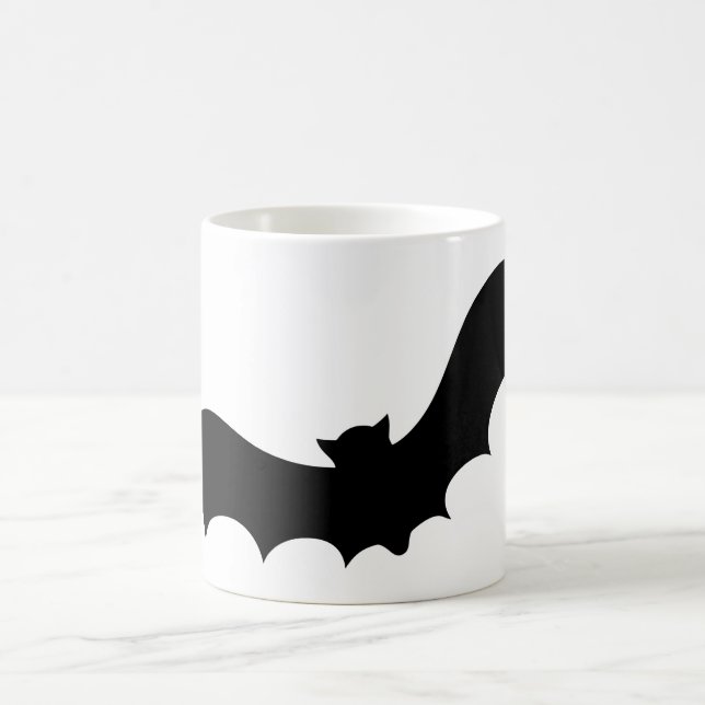Caneca De Café Silhueta de Morcego (Centro)