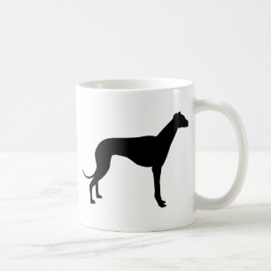 Caneca De Café Silhueta do galgo