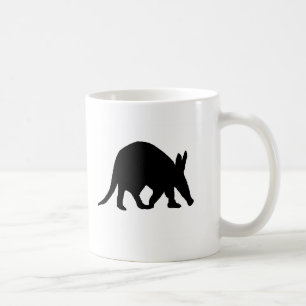 Caneca De Café Silhueta do porco-da-terra