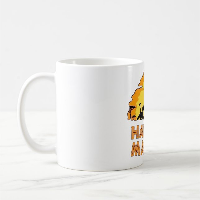 Caneca De Café Silhueta Hakuna Matata (Esquerda)