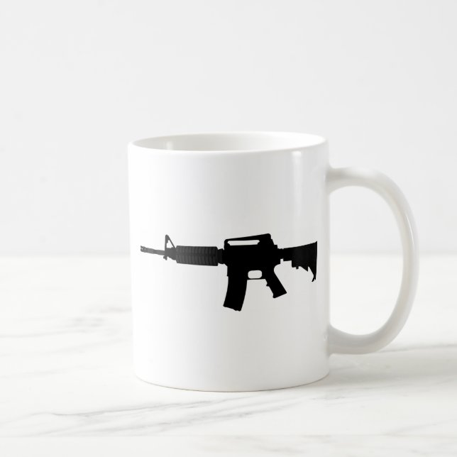 Caneca De Café Silhueta M4 (Direita)