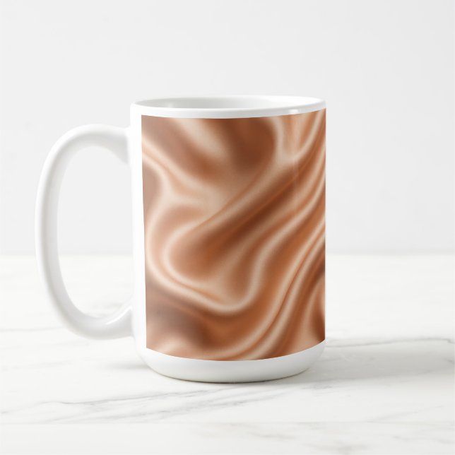 Caneca De Café Silk Fabric Texture Gold Background-97082 (Esquerda)