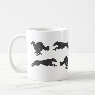 Caneca De Café Silken Windhound em execução