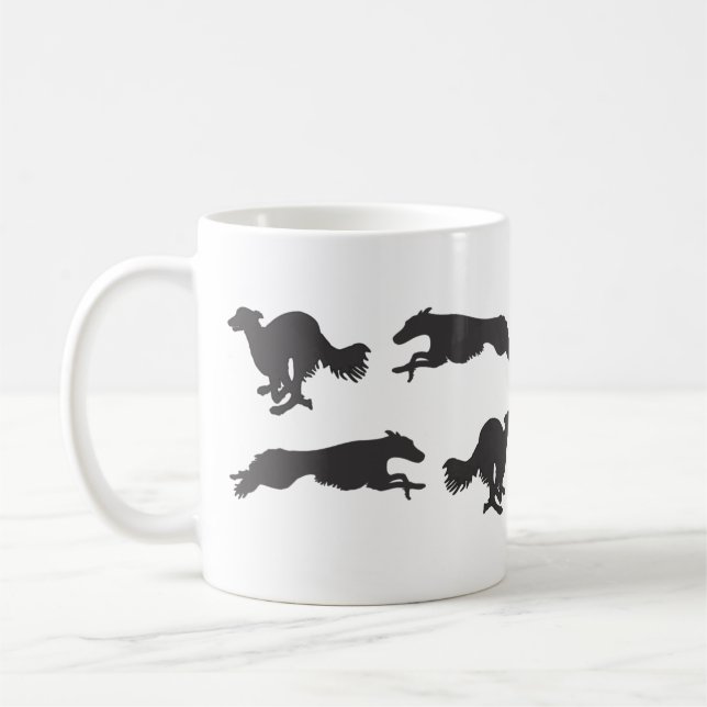 Caneca De Café Silken Windhound em execução (Esquerda)
