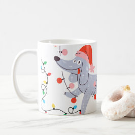 Caneca De Café Silly Christmas Pup