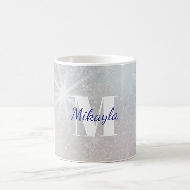 Caneca De Café Silver Glitter with Stars (Centro)