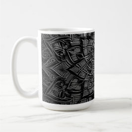 Caneca De Café Silver Mandala Mug