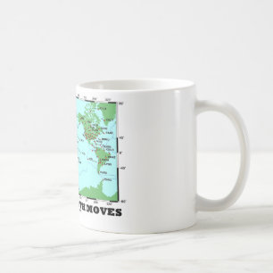 Caneca De Café Sim a terra move-se (os terremotos da tectônica d