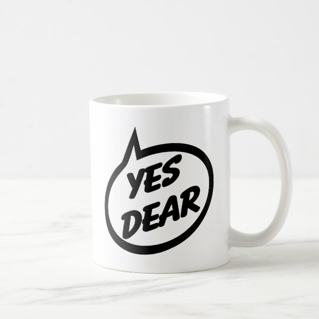 Caneca De Café Sim caro (Direita)