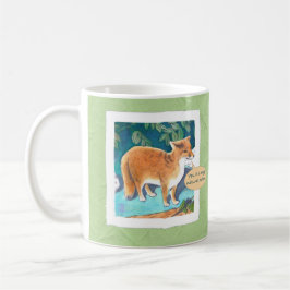 Caneca De Café Sim, é minha cor natural Fox Mug
