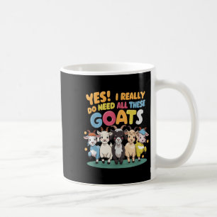 Caneca De Café Sim, eu realmente preciso de todas estas cabras Fa