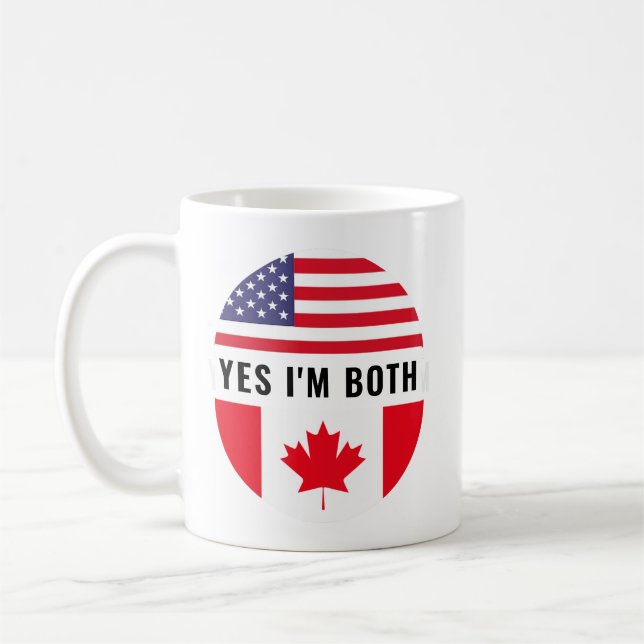 Caneca De Café Sim, Eu Sou Ambos – Dia da Cidadania (Esquerda)