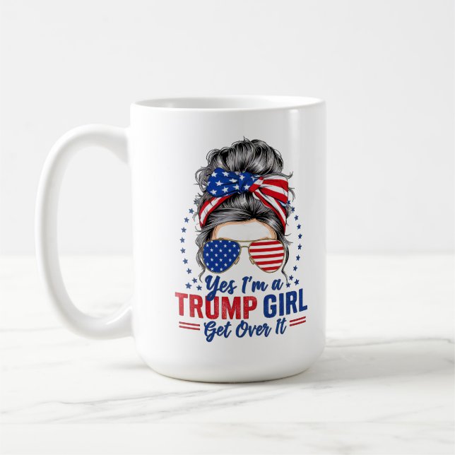 Caneca De Café Sim, eu sou uma Trump Girl (Esquerda)