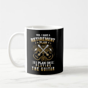Caneca De Café Sim, eu tenho um plano de aposentadoria tocando mú