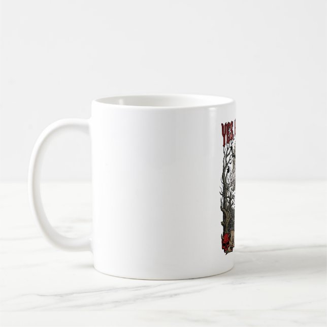 Caneca De Café Sim Pode Dirigir Varinha Cemitério Das Bruxas Hall (Esquerda)