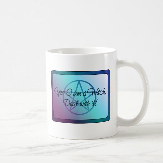 Caneca De Café Sim, sou uma Bruxa! Lida com isso! (Direita)
