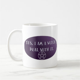 Caneca De Café Sim, sou uma Bruxa, trata disso!