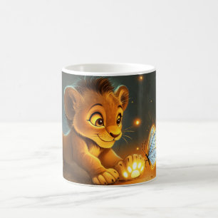 Caneca De Café simba, um leãozinho fofo e brincalhão