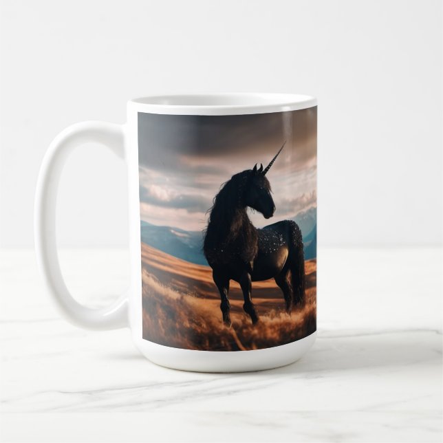 Caneca De Café Simbolismo Unicórnio (Esquerda)
