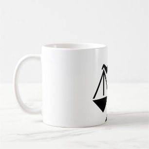 Caneca De Café Símbolo Astrológico Libra Sinal 1