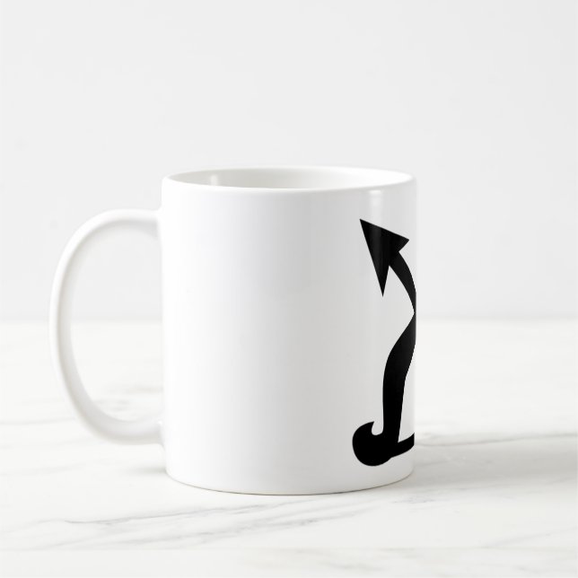 Caneca De Café Símbolo astrológico Sagitário Sinal 1 (Esquerda)